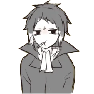 😒 Anime, Manga, Charakter, Zeichnung, Illustration telegram sticker