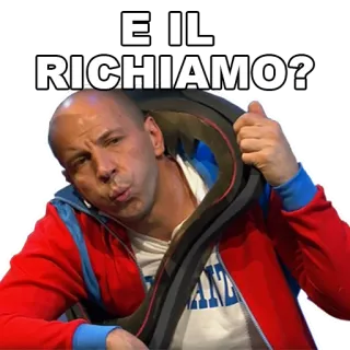 😙 E IL RICHIAMO? whatsapp sticker