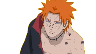 😒 Pain Naruto Anime, Manga, Pain, Akatsuki, Naruto, Personaje, Pegatina telegram sticker