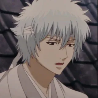 🧊 Sakata Gintoki Gintama Anime, Personnage, Gintoki, Sakata Gintoki, Gintama telegram sticker