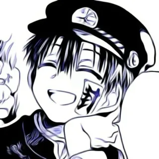 🫐 Hanako-kun Toilet-bound Hanako-kun Anime, Manga, Hanako, Hanako-kun i sette misteri, Scuola, Fantasma, Soprannaturale telegram sticker