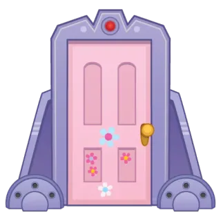 🚪 Monsters, Inc. door, monster, pink, purple, portal, pixar, disney telegram sticker