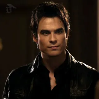 🍸 Damon Salvatore The Vampire Diaries Damon Salvatore, The Vampire Diaries, Ian Somerhalder, vampier telegram sticker