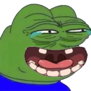 😂 Pepe the Frog Pepe, katak, meme, meme internet, emosi, menangis, tertawa whatsapp sticker