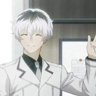 ☺️ Haise Sasaki Tokyo Ghoul Аниме, Манга, Персонаж, Токийский гуль, Хайсэ Сасаки telegram sticker