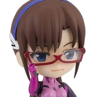 😏 Mari Illustrious Makinami Evangelion Anime, Personagem, Mari Illustrious Makinami, Evangelion, Óculos whatsapp sticker
