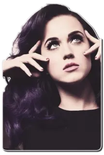 👐 Katy Perry 歌手, セレブ, 女性, ポップスター, ポートレート telegram sticker