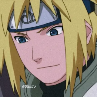 🥀 Minato Naruto @SENJU Anime, Manga, Naruto, Minato, pelo amarillo, Hokage, Ninja telegram sticker