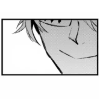 🃏 anime, manga, potret, ekspresi wajah, close-up, seni telegram sticker