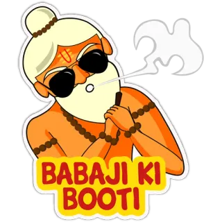 Cool Baba telegram stickers