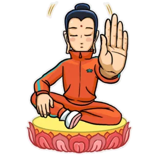 🙁 Buddha Boeddha, Meditatie, Yoga, Spiritueel, Zen telegram sticker