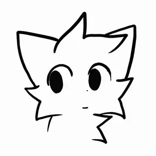 😼 cat, sticker, cartoon, animal, illustration telegram sticker