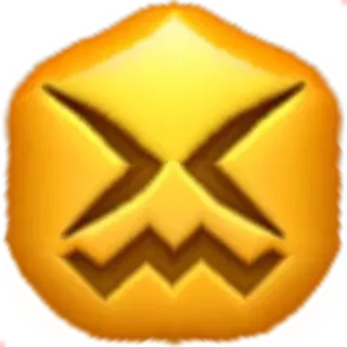 😖 symbole, visage, jaune, géométrique, abstrait telegram sticker
