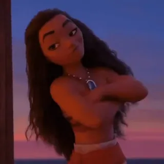 😏 Moana モアナ, ディズニー, 映画, プリンセス, アニメ, アニメーション whatsapp sticker