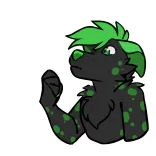 ✊ Furry, Anthro, Animal, Personaje, Dibujo animado, Gesto, Expresión telegram sticker