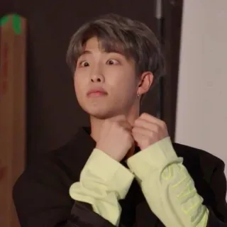 🤪 RM RM, BTS, K-pop, Musicista, Cantante, Idolo, Coreano, Meme telegram sticker