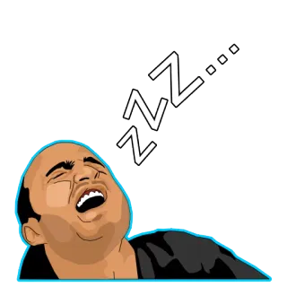 😴 dormir, fatigué, repos, sommeil, zzz, rêve telegram sticker