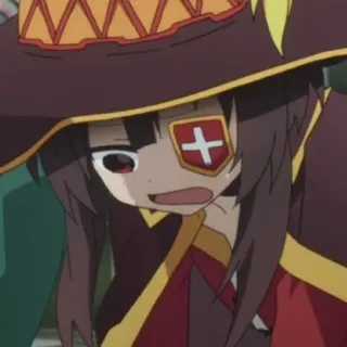 Megumin by @anime_stickerr telegram stickers