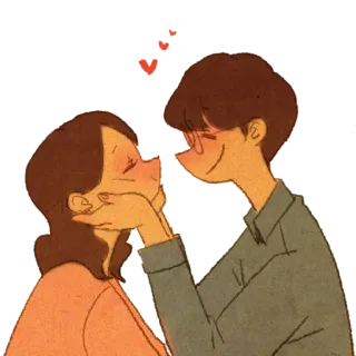 👩‍❤️‍👨 cinta, pasangan, romansa, kasih sayang, hati, hubungan telegram sticker