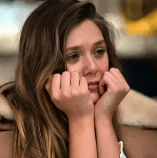 ◾️ Elizabeth Olsen elizabeth olsen, actress, celebrity, portrait, woman telegram sticker