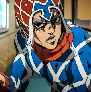 😑 Guido Mista JoJo's Bizarre Adventure Anime, Manga, Jojo, Guidomista telegram sticker