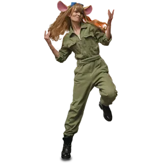 💃 Gadget Hackwrench Chip 'n Dale: Rescue Rangers desenho animado, rato, inventor, Disney, fantasia telegram sticker