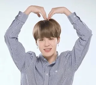 🙆‍♂ Jimin kpop, จีมิน, bts, หัวใจ, ไอดอล, นักร้อง telegram sticker