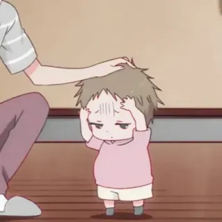 ❤️‍🔥 Anime, Chibi, Triste, Bebè, Arrabbiato, Manga telegram sticker