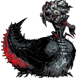 💃 монстр, хоррор, темное фэнтези, существо, готика, фэнтези, змея telegram sticker