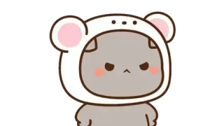 🍩 cat, cute, animal, sticker, cartoon telegram sticker