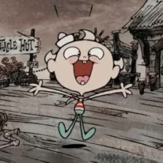 😺 Dibujo animado, Personaje, Feliz, Emocionado, Navegación, Alegre telegram sticker