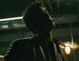 🧼 Tyler Durden Fight Club fumar, cigarrillo, club de la pelea, tyler durden, película, actor telegram sticker