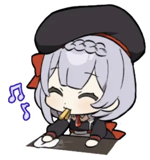 🍟 Anime, Chibi, Tekening, Leuk, Cartoon telegram sticker