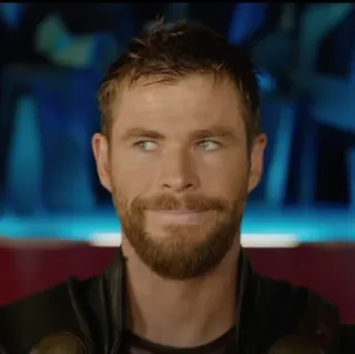 😏 Thor Meme, Sorrisetto, Divertente, Thor, Marvel, Avengers telegram sticker