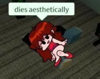 🍬 dies aesthetically estetyka, śmierć, kreskówka, mem telegram sticker