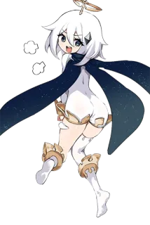 😤 Paimon Genshin Impact パイモン, 原神, アニメ, ゲームキャラクター, 可愛い, 白髪 telegram sticker