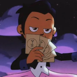 🃏 Luz Noceda The Owl House Luz Noceda, The Owl House, Desenho animado, Bruxa, Cartas, Série animada telegram sticker