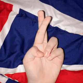 🤞 Daumen drücken, Handzeichen, Glück, Hoffnung whatsapp sticker