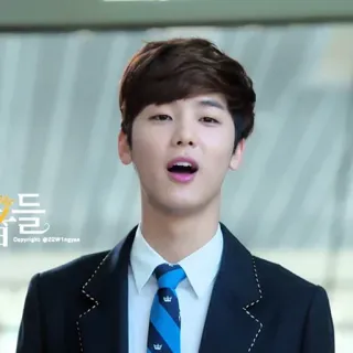 😮 들 coreano, masculino, uniforme escolar, adolescente telegram sticker