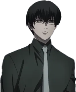 🧐 Haise Sasaki Tokyo Ghoul Anime, Personnage, Tokyo Ghoul, Haise Sasaki, Goule telegram sticker