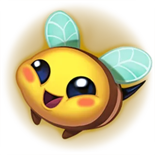 😃 벌, 동물, 만화, 곤충, 노란색 telegram sticker
