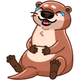 Hotter Otter telegram stickers