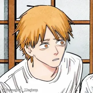 🪚 Denji Chainsaw Man Anime, Manga, Chainsaw Man, Denji, Emotional telegram sticker