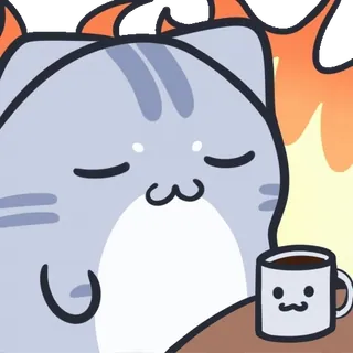 🥵 cat telegram sticker
