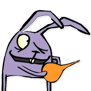 💉 coelho, coelhinho, desenho animado, animal, humor, engraçado whatsapp sticker