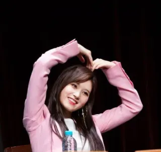 🍭 mujer, corazón, amor, coreano, asiático, Mina telegram sticker