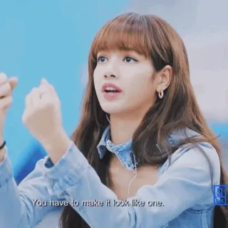 🌍 Lisa You have to make it look like one. Kpop, Lisa, Blackpink, Gwiazda, Muzyka telegram sticker