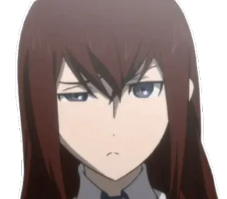 ❓ アニメ, 女の子, ステッカー, キャラクター telegram sticker