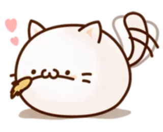 🐱 кот, каваий, милый, наклейка, животное, мультфильм telegram sticker