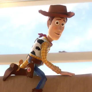 😊 Woody Toy Story sceriffo, giocattolo, cowboy, cartone animato telegram sticker